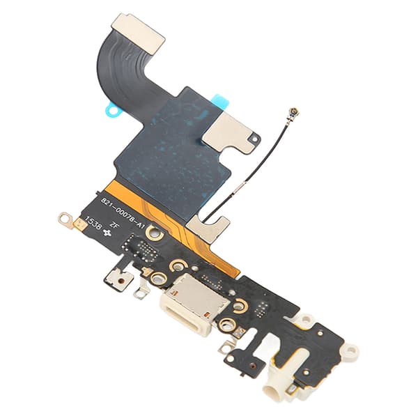 Laddningsport Dock Connector Professionell Laddningsdocka Connector Flexkabel Kompatibel för IPhone 6S Vit