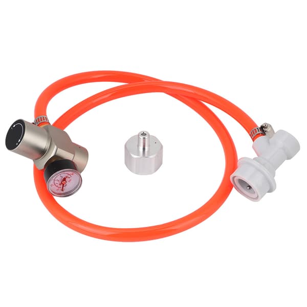 Tr21x4 CO2 Mini Gassregulator Fettadapter Trykkmåler Lader Kit Soda Tilbehør