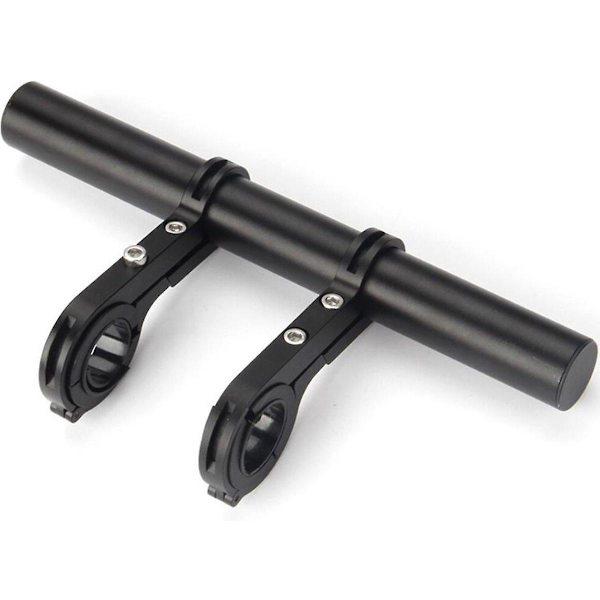 20 Cm Handlebar Extender Bicycle Aluminum Alloy Bracket Double Handlebar Extension Mount Holder black