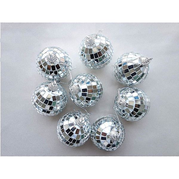 12 Stk Speilkuler Disco Dj Dans Dekorativ Scenebelysning Hjem