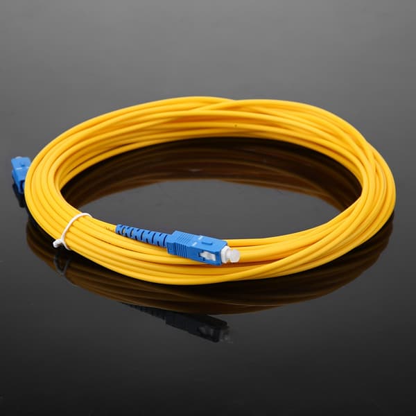Høj kvalitet 10m/11yd SC til SC Duplex Single Mode Fiber Patch-kabel