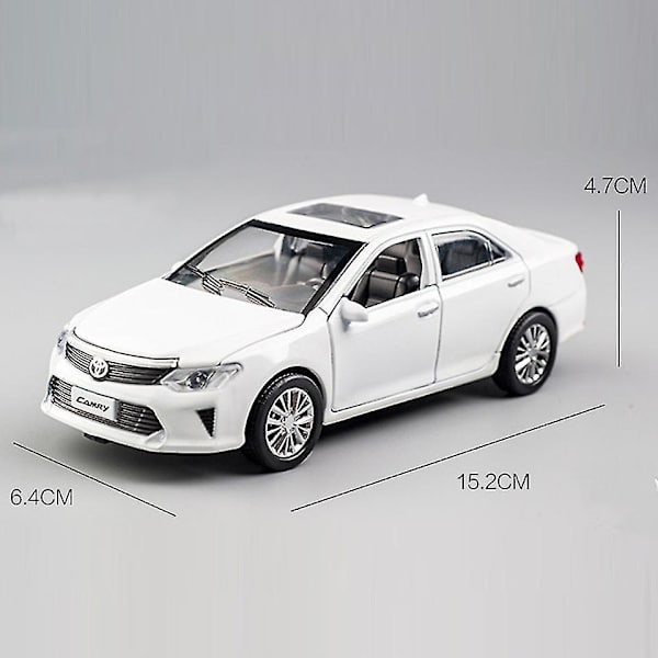 Hhcx-hot Alloy Diecast Malliauto 1:32 Camry Lasten Metallilelut Takaisinvedettävät Pyörät Vilkkuvat koneet Lasten Syntymäpäivä Joululahjat Molde 2