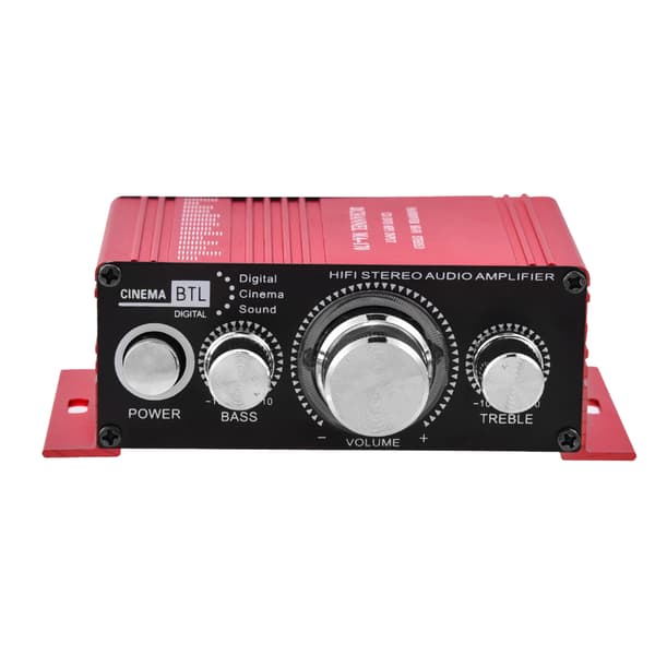 Kraftig 12V 2-kanals HiFi stereo lydforsterker