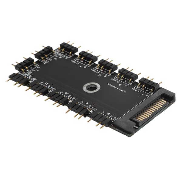 11-vejs Splitter Hub 3PIN ARGB Interface Extender RGB LED Kontrolenhed Tilbehør 5VSATA Interface