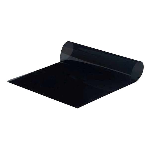 Bilsolfilm til Vindue - Gennemsigtig Sort UV-Beskyttelse Varmeisolering Solfilm 50cmx2m