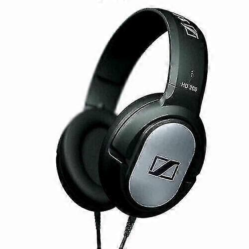 【BQ】Sennheiser Hd 206 Stereo Kablede Hovedtelefoner Hovedbøjle Over-Ear Sort