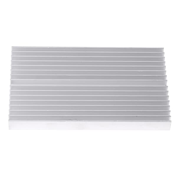 100*60*10mm DIY Kylare Aluminium Gitterform Kylfläns Chip för IC LED Effekttransistor