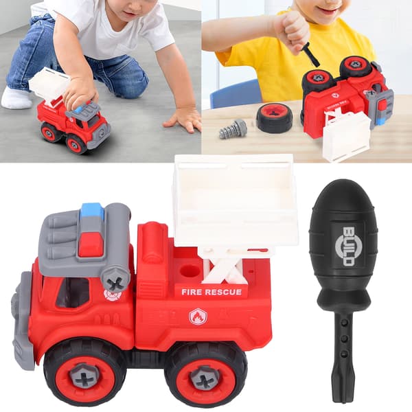 DIY Demonteringsleksak Muttermontering Byggfordon Lyfttruck Modell