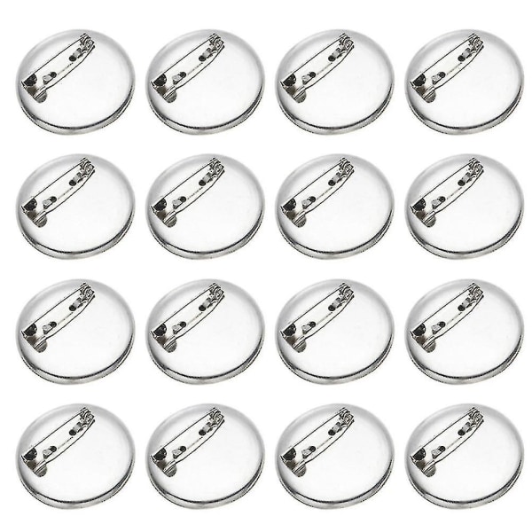 100pcs Diy Brooch Accessories Jewelry Making Accessories Round Disc Base Clips