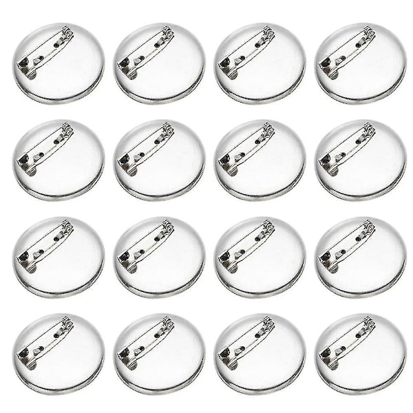 100pcs Diy Brooch Accessories Jewelry Making Accessories Round Disc Base Clips