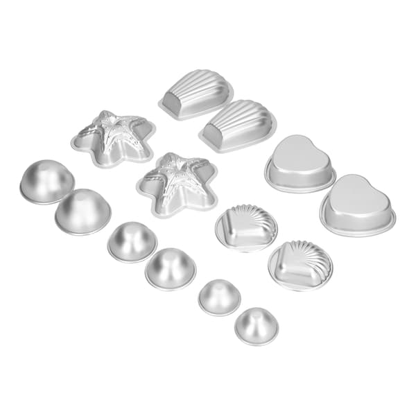 DIY aluminiumlegering badesaltkuleformer Lett husholdningsisform for kakebaking 22