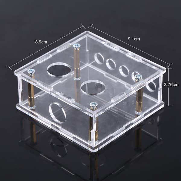 Akryl Case Shell Housing Beskyttende Dele Kit Til 6J1 Ventil Rør Forforstærker Board