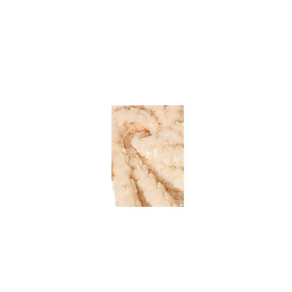 Fortykket ensfarvet ananasgitter Flanelletæppe Coral Velvet Sofatæppe Aircondition tæppe lurtæppe White 100*150cm