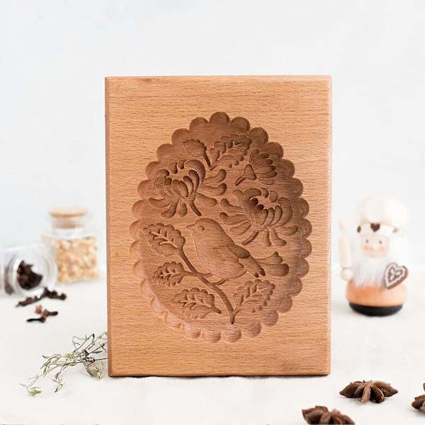 Træ Bageform Bærbar Cookie Form Rose Cookie Træ Gingerbread Shortbread Pumpkin