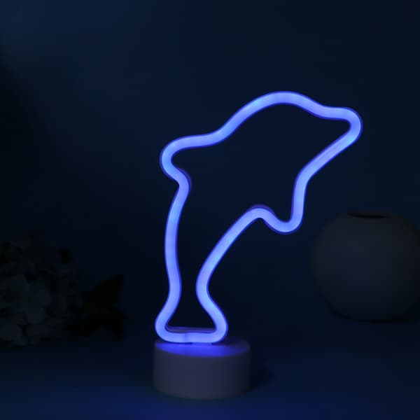 Vanntett liten LED neon nattlampe for romdekor