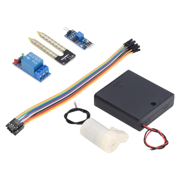 DIY Elektronisk Vanningssett Automatisk Vanningssystem Modul Jordfuktighetssensor Pumpe