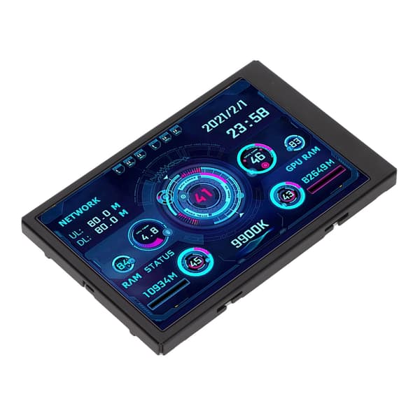 Mini USB IPS-skärm: AIDA64 PC CPU RAM Data Monitor