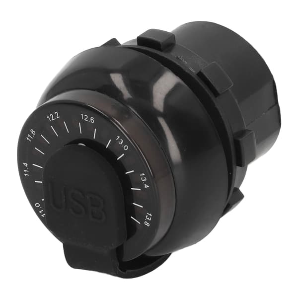 Dobbel USB-laderkontakt DC12V laderadapter strømuttakadapter for ATV-er bobiler SUV-er båter