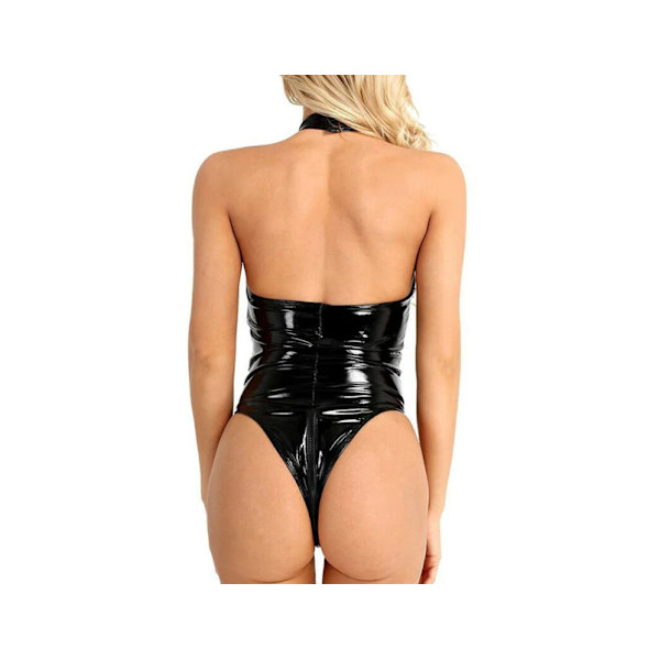 Korsetti Bodysuits Babydoll Harness Halter Erotic Lingerie - musta