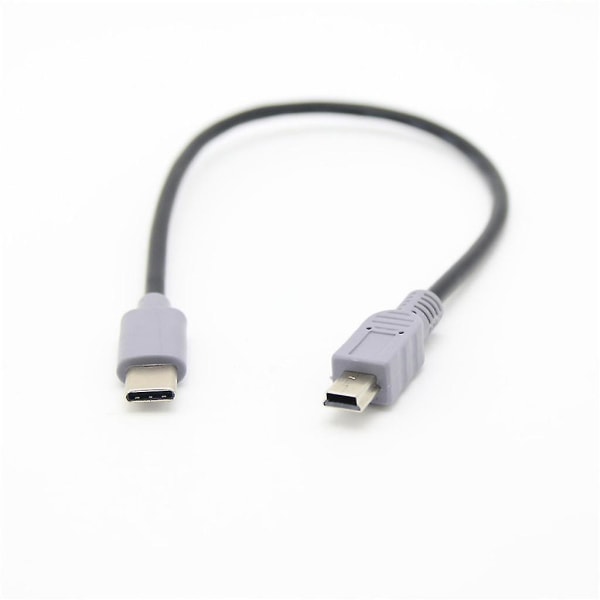 1m USB Typ C 3.1 Hane Till Mini USB 5 Pin B Hane Plug Converter Otg Adapter Bly Datakabel För Mobil Macbook Tillbehör