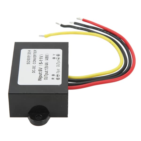 5V til 12V 4A Vanntett DC Boost Converter Overspenningsbeskyttelse Spenningsregulator