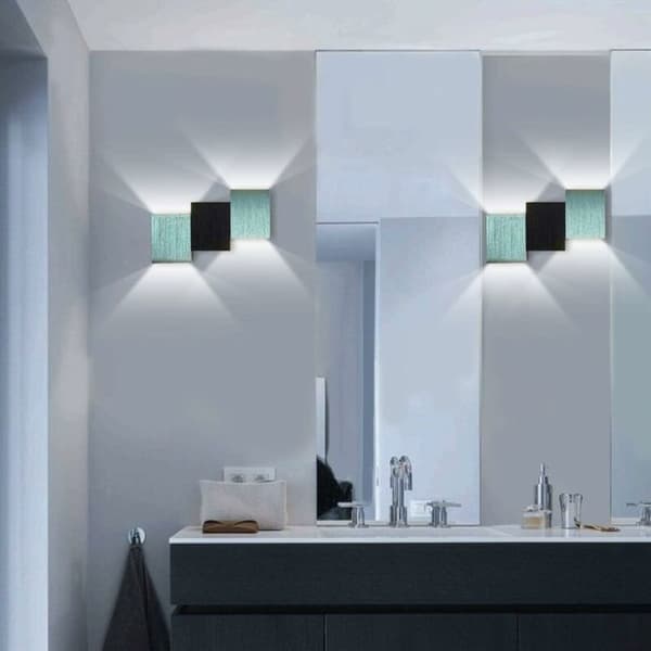 6W Modern LED inomhusvägglampa, kallvit väggbelysning för kök, trappor, sovrum