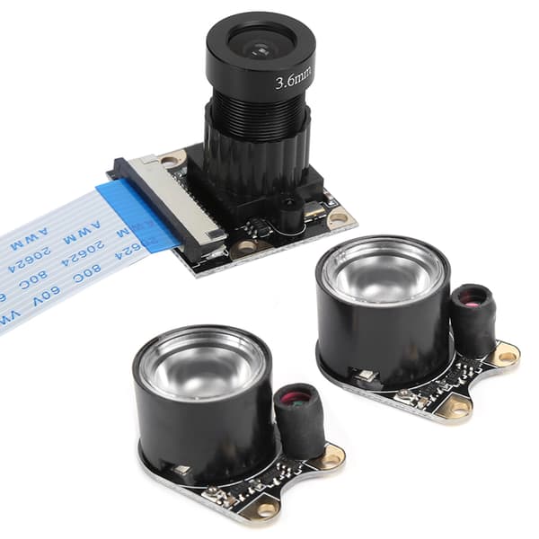 Raspberry Pi Kameramodul 1080P Lysfølsom Infrarød Nattsyn