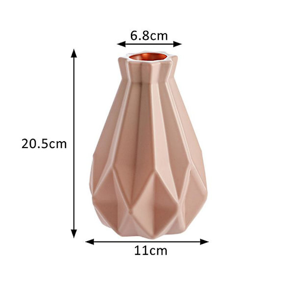 Modernit maljakot Sisustus Etusivu Pohjoismainen kukka-asetelma Olohuone Origami Kukkaruukku Sisustuskäyttöön PK 2 PK 2