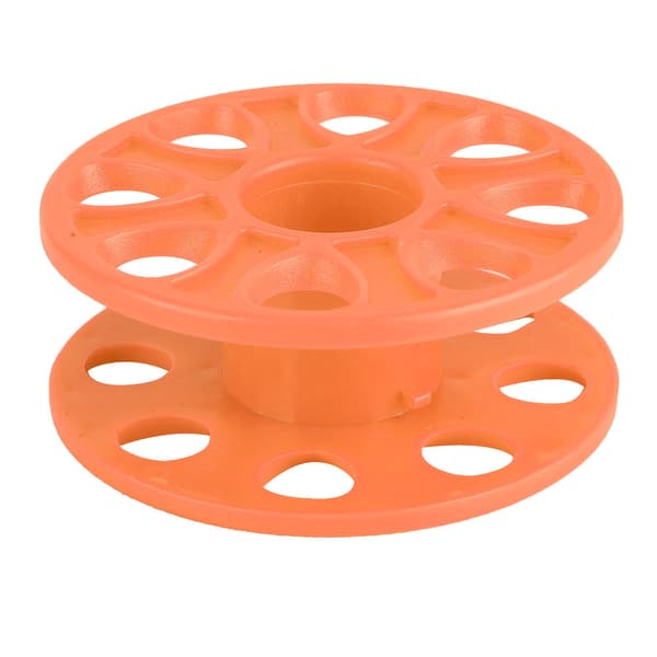 Slitstark Plastdykning Kompakt Fingerspole Rulle Dykare Undervattenstillbehör Orange
