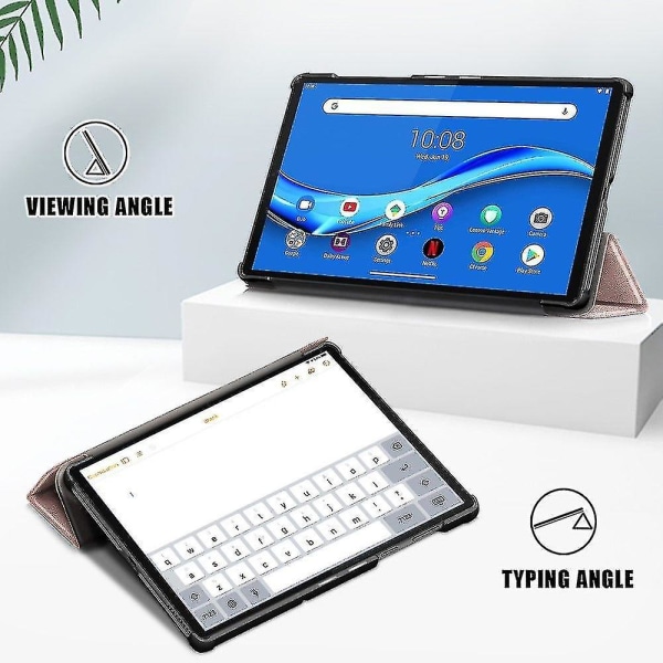 Pu + Tpu Case Med Tri-fold D För Le Tab M10 Fhd X606f