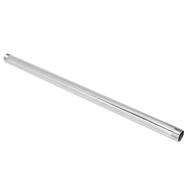 Rustfrit stål rørnippel adapterfitting 50 cm G3/4 forlængerstang VVS-systemtilbehør