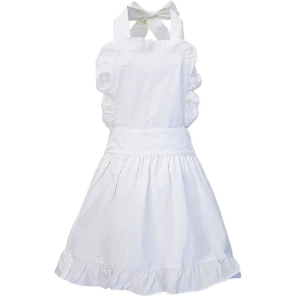 Mote Vintage Forkle Ruffle Retro Forkle Matlaging Kjøkken Nydelig Forkle For Dame