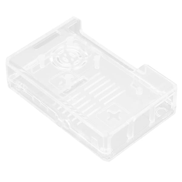 Kabinet til Raspberry Pi 4 Model B ABS Case Microcomputer Køleskal med Skridsikker Måtte