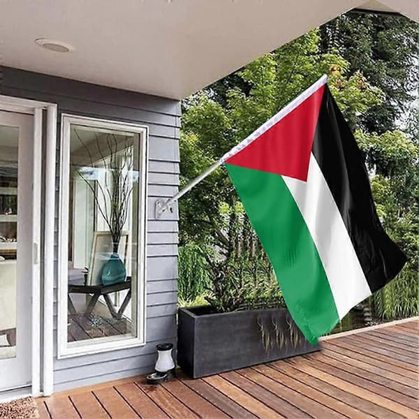1-5 stk. Palestina brodert flagg polyesterstoff 90*150cm 5 pcs