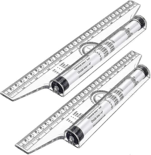 dele plastmålerullelineal, tegnerullelineal, parallel lineal, multifunktionel tegnedesignlineal til måling, tegning, studerende
