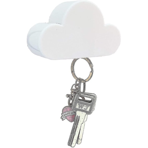 2 stykker sky nøglering, magnetisk væg nøglering, sød dekorativ måde at sikre dine nøgler