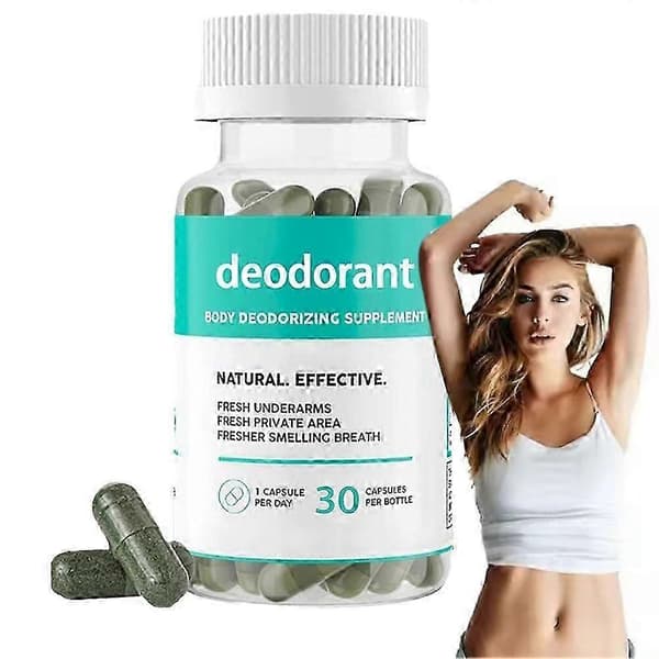 【BQ】Indre Kropsdeodorant Klorofylkapsler Kropsdeodoriserende Kosttilskud