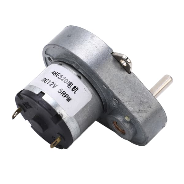 12V 5RPM DC Växelmotor Legerat Stål Hastighetsreduktion för Robotutrustning