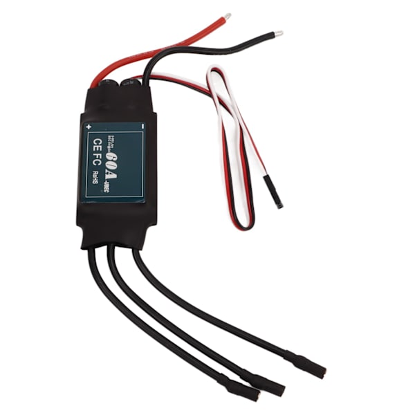 Børsteløs 60A ESC Hastighetskontroller for 2-6S RC Bil Båt Undervannsmotor