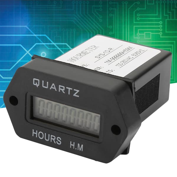 Industriell Digital Display Elektronisk Timer Kumulativ Tidteller 1 Stykke