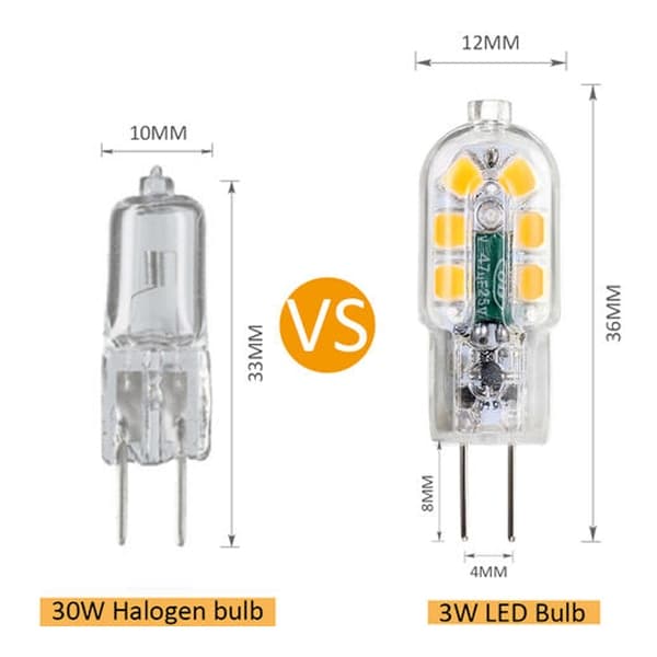 [BQ]Tomshine G4 LED-lampor 12-pack varmvitt{hh}