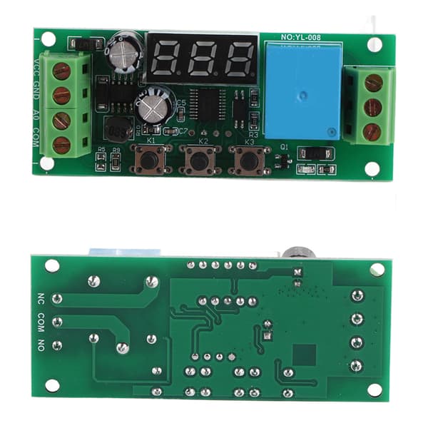 Strømdetekteringssensormodul Digitalt display 4‑20mA Relæmodulkomponent DC12V