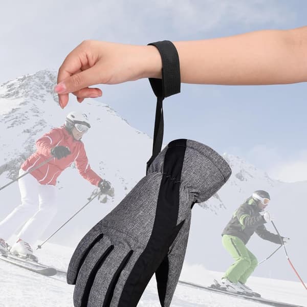 [BQ]Handsker håndledsrem - Fire-delt elastisk skiremssæt, unisex snowboardmanchetter, lette handsker | Langrendsstavløkker