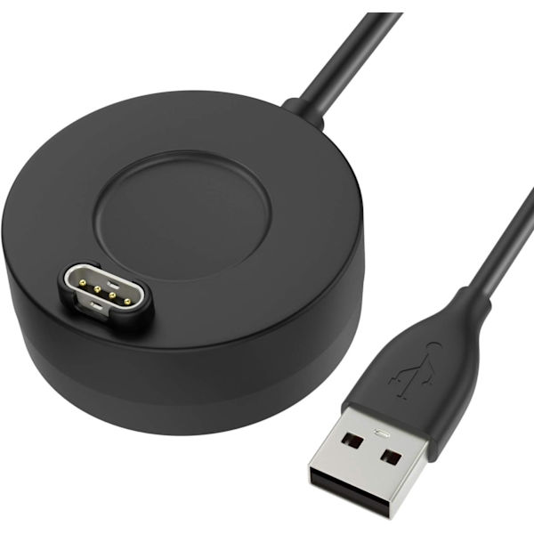 Lader Garmin Fenix ​​7/7S/7X/6/6S/6X Pro/5/5S/5X Ladestasjon med - Svart