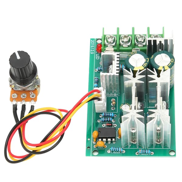 Motorhastighetskontroller PMW Bryter Kontrollmodul Strømregulator DC 10V‑60V 20A