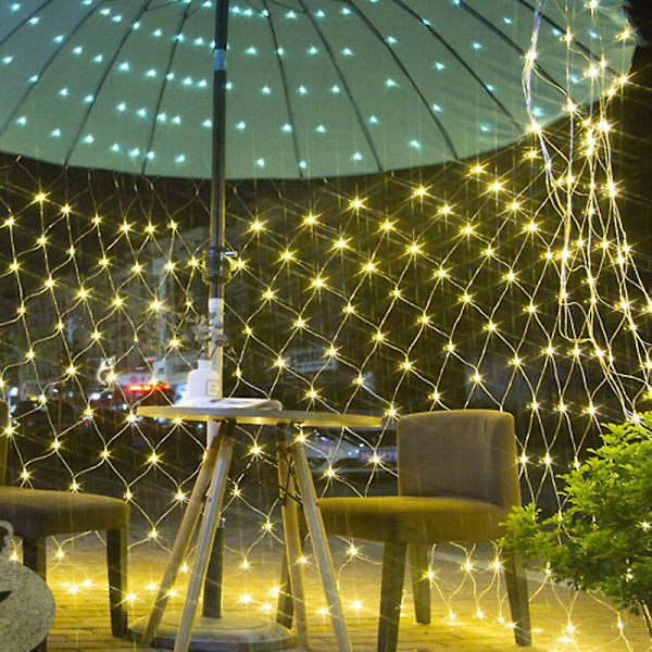 Net Lights Garden Mesh Lights 1.5*1.5m 96 Led Fairy Light Net Lights Warm White Net Lights for Holiday European