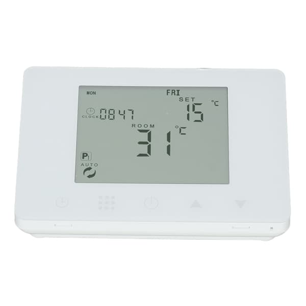 Trådløs RF Temperaturregulator Programmerbar LCD Baggrundsbelyst Smart Elektrisk Varmetermostat