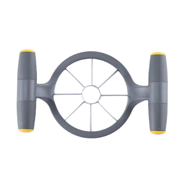 Äpplen Slicer Corer Avdelare Cutter Kilverktyg 430 Rostfritt stål 100 % rostbeständigt Gray