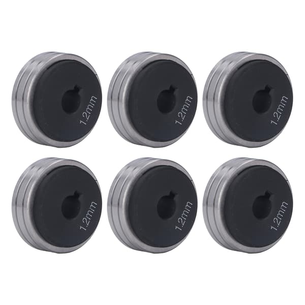 10 st Tråddrivrullar Lagerstål Nylon MIG Svetsutrustning Delar för 200A 350A 500A 1,2‑1,2 mm