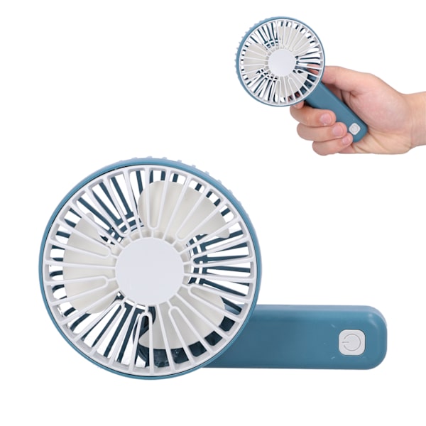 USB Mini Håndholdt Foldbar Lommeventilator Bærbar Skrivebordsventilator med Bælte